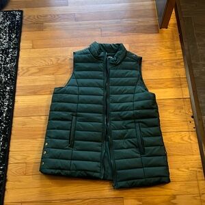 Emerald Green Puffer Vest